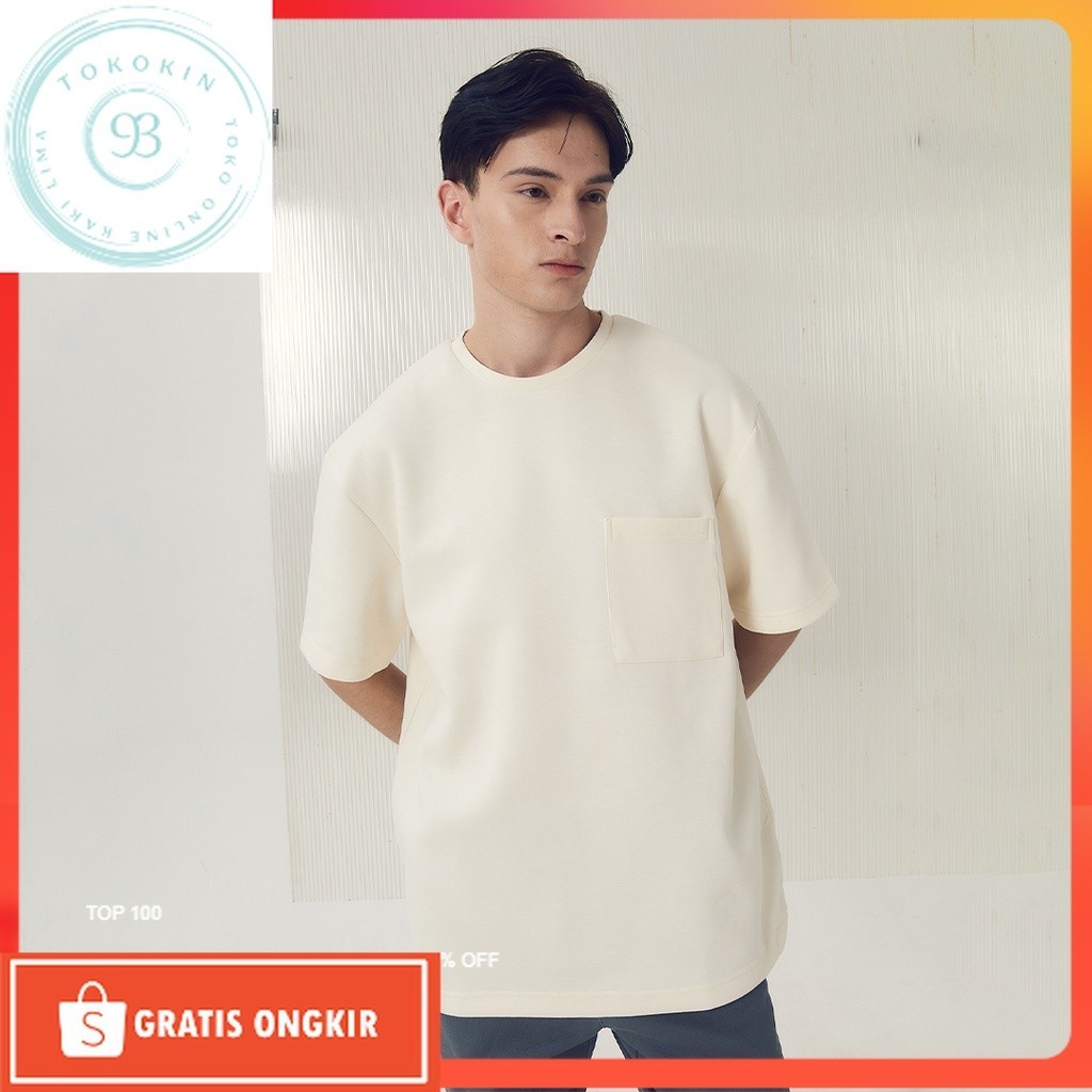 Sandal Wanita Tterbaru / LARUSSO Molecule Oversize Pocket Tee Volume 2 - Off White