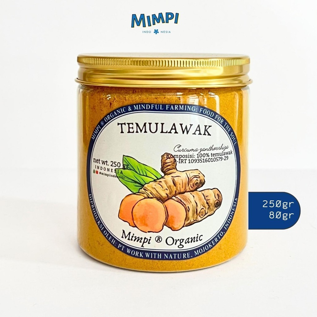

TEMULAWAK 100% Powder (Bebas Gula) - Mimpi Organic Food Indonesia