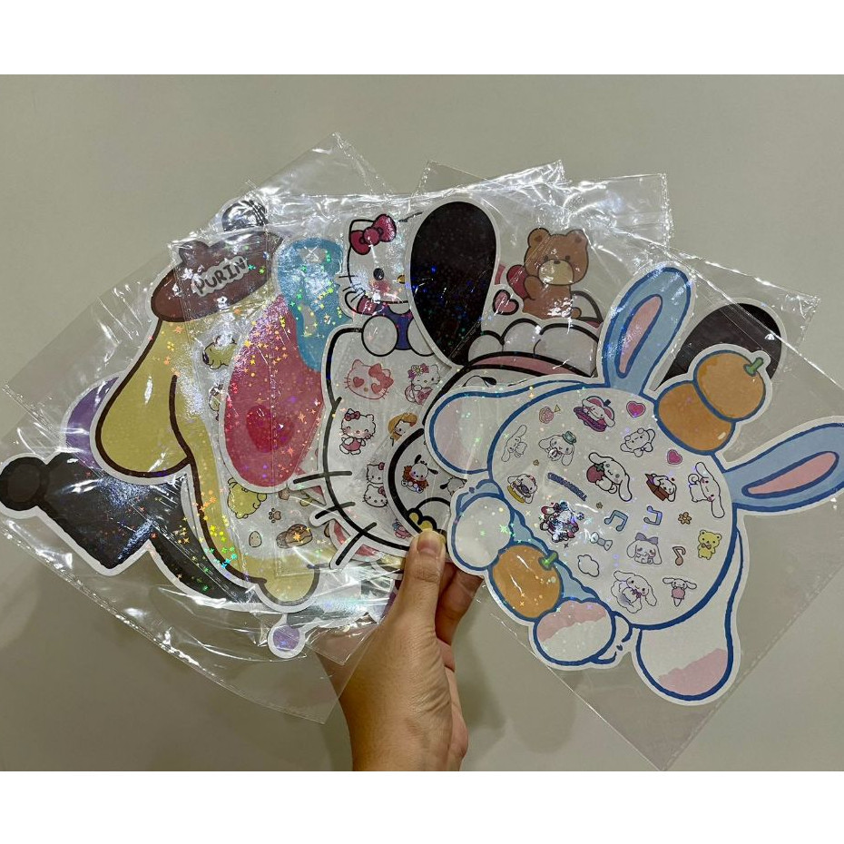 

Stiker Hologram Sanrio Sticker Kuromi Stiker Cinamonrol