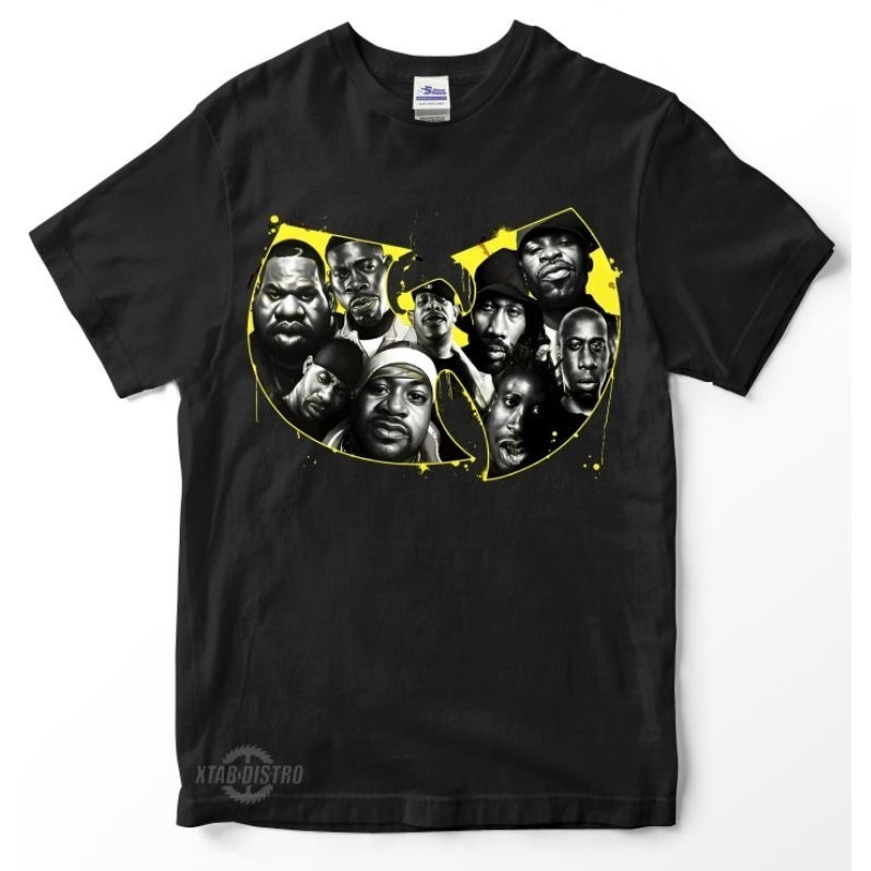 Kaos rap WUTANG CLAN Premium tshirt vintage oversize wu tang clan hiphop raptees