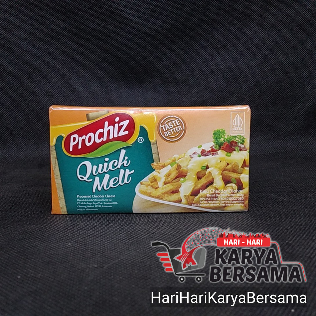 

PROCHIZ QUICK MELT PROCESSED CHEDDAR CHEESE 160GR