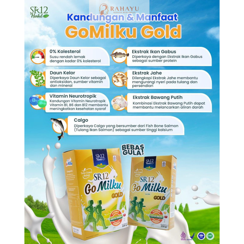 

Gomilku Gold SR12 Susu Kambing Etawa Protein Vitamin Mineral Halal Bpom PUSAT SR12 SUMATERA