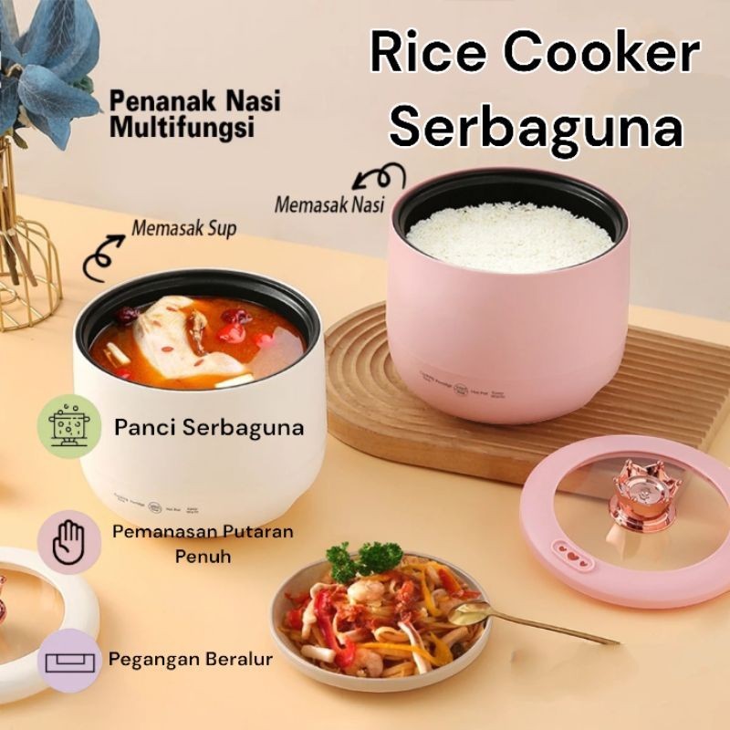 Rice Cooker Mini 1.8L Alat Masak Nasi 450watt Magicom Mini Panci Listrik Serbaguna Penanak Nasi List
