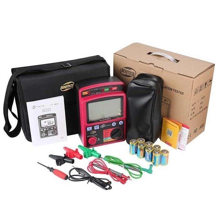Insulation Tester Benetech GM3123 High Voltage 5KV Resistance Tester