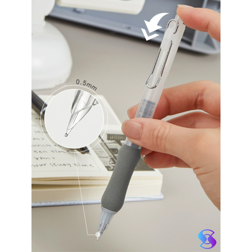 

Pulpen Mekanik /0.5mm Pulpen Fountain Pen Ujung Flat Bahan-Suning Mall