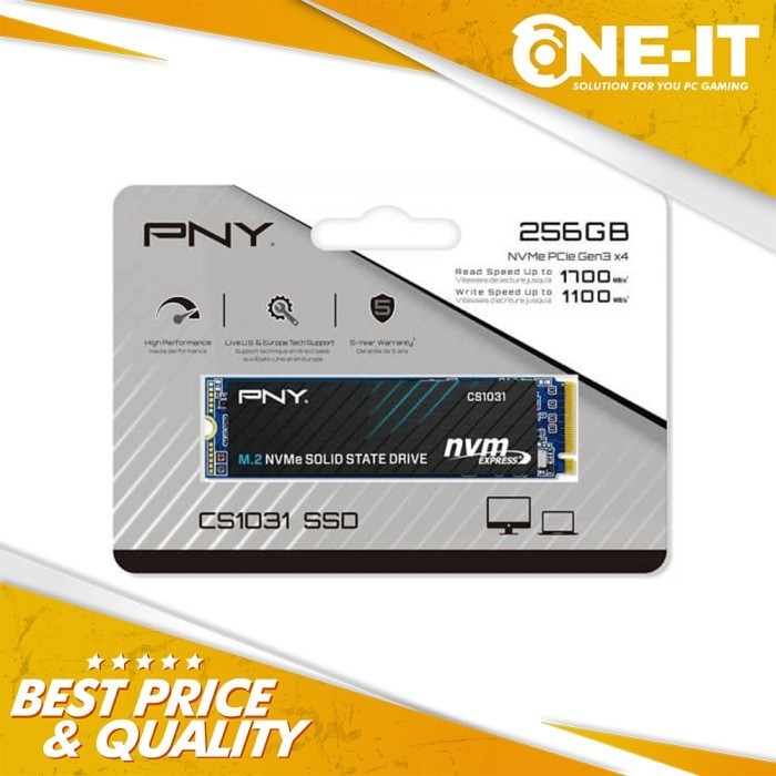 SSD PNY CS1031 NVMe M.2 256GB 256 GB