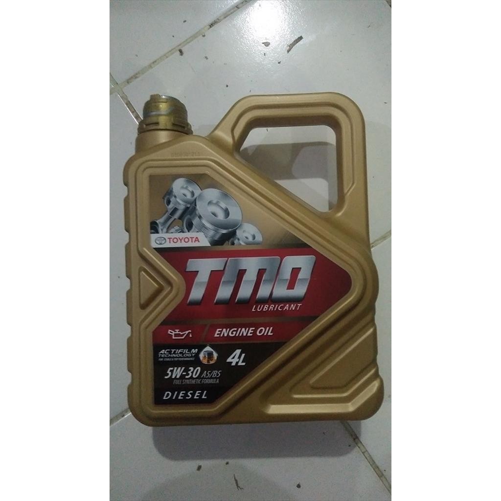 Oli Mesin Mobil Toyota Diesel TMO Gold 5W-30 Synthetic 4 liter Asli