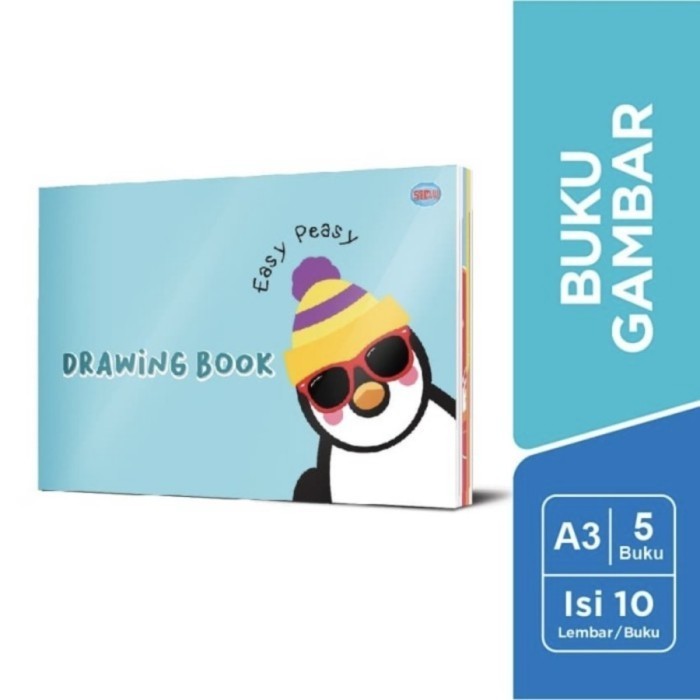 

✨LARIS✨ -Buku Gambar SIDU / Sinar Dunia A3 PER PAK isi 5 buku
