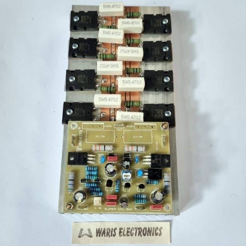 Power Amplifier SOCL 504 Plus Final 4 set Toshiba Tunersys