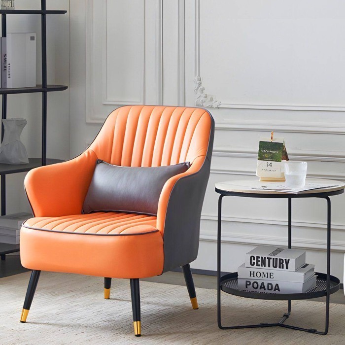 A06 -  Sofa Single Sofa Wing Chair Sofa Minimalis - dudukan mewah klasik