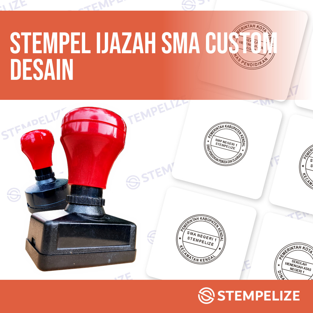 

Stempel Ijazah SMA Custom Desain