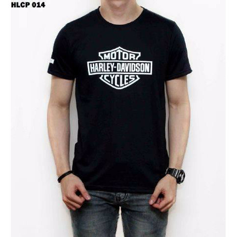 Kaos/Baju/T-Shirt/ Harley Davidson Black White Original