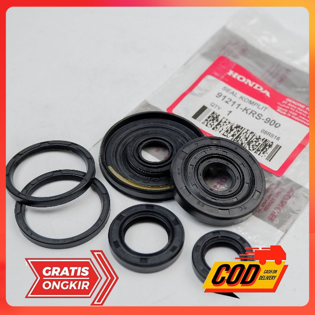 sil cvt honda beat fi - seal komplit beat fi - 91211-KRS-900 onderdil seperepart motor
