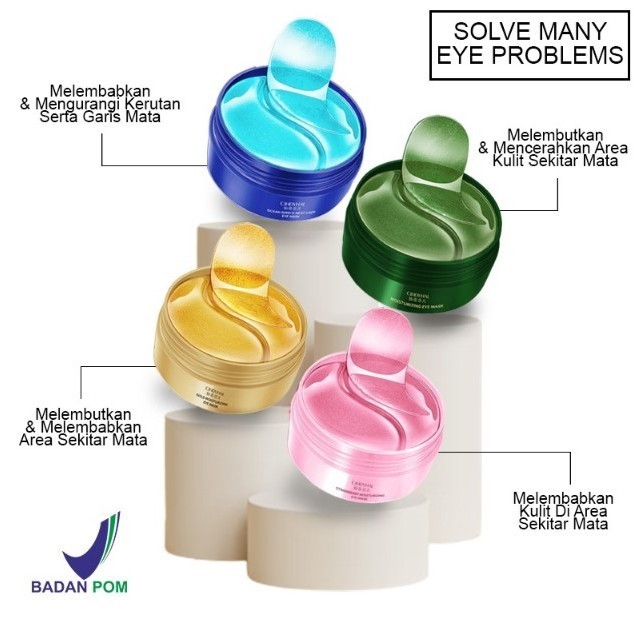 [PROMO MERIAH] BPOM TERMURAH CINDYNAL Masker Mata Panda 60 Lembar Eye Mask Penghilang Kantung Mata P