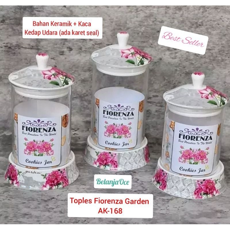 Toples Kaca Fiorenza Set 3 Pcs / Toples Christy (ORIGINAL)// PRODUK MURAH PROMO SALE