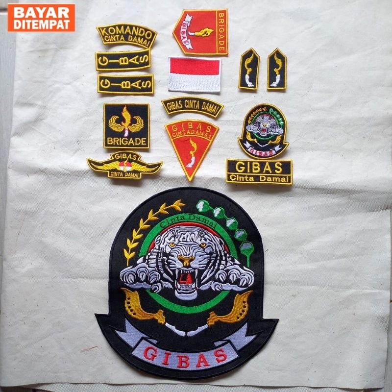 LOGO GIBAS BORDIR 1 SET