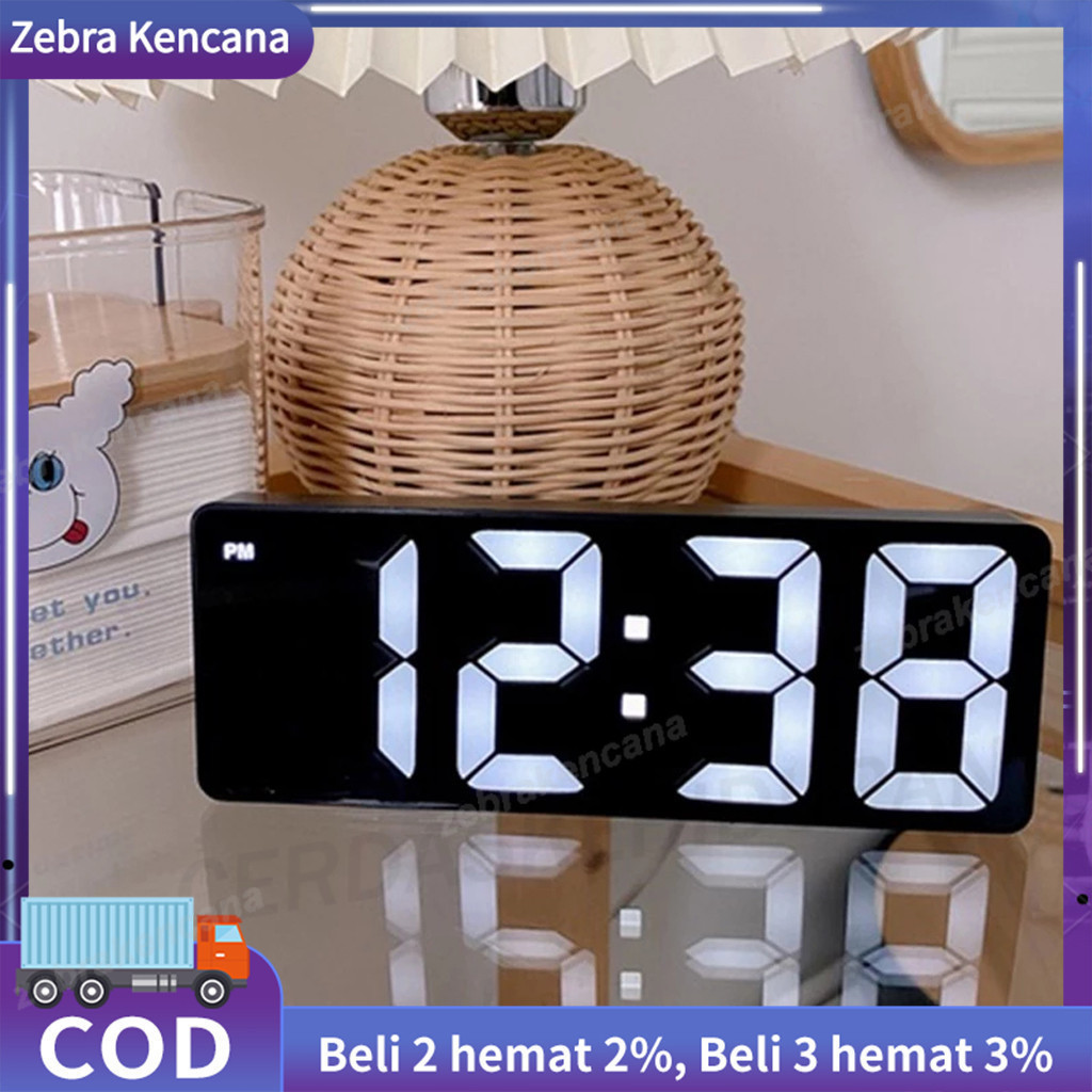 Jam Dinding Digital LED Meja LED Clock Jam Meja Digital Led Weker Table Tidur Digital Alarm Clock/ J