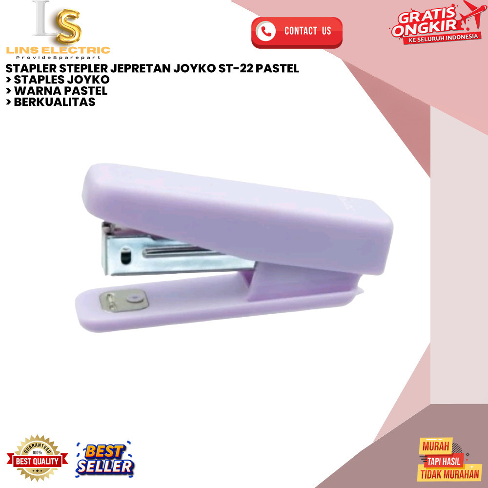 

STAPLER STEPLER JEPRETAN JOYKO ST-22 PASTEL LINS