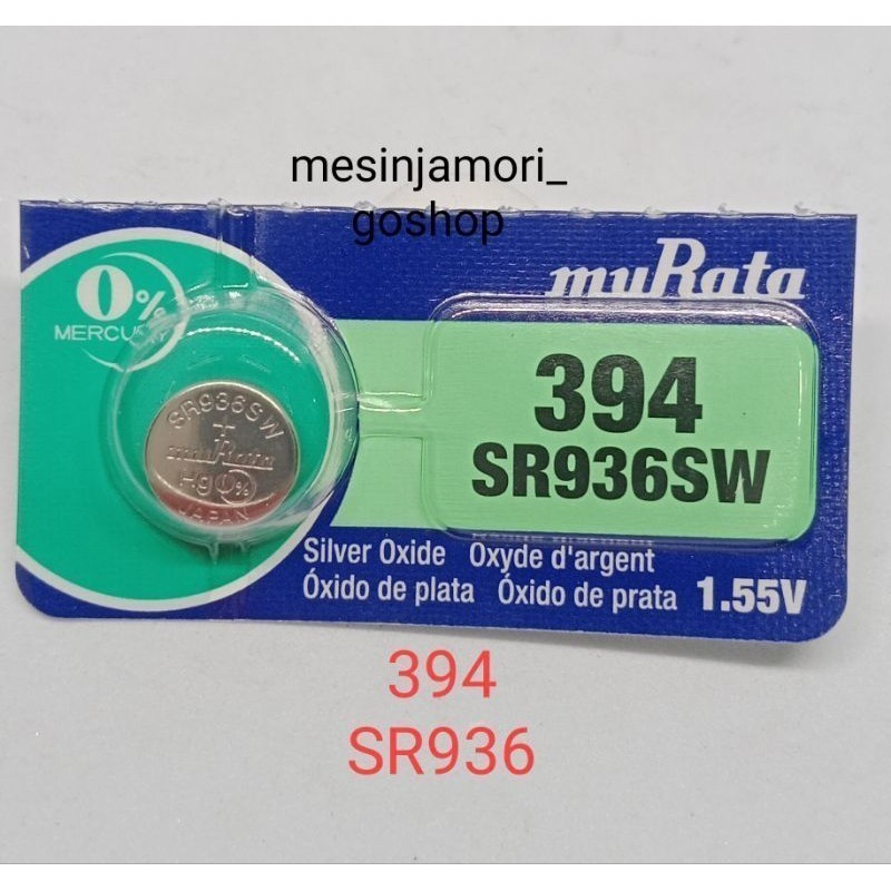 baterai Murata SR936 394 SR 936 original japan