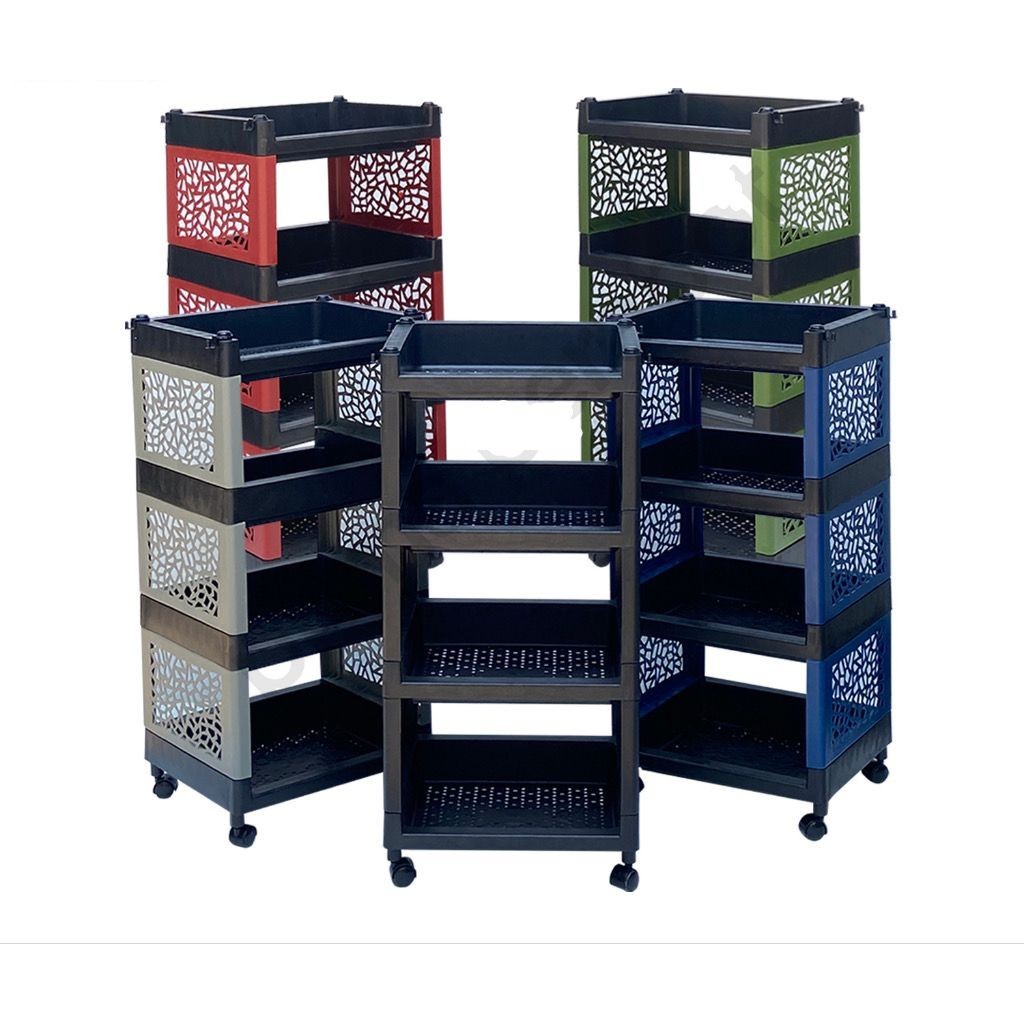 (SERBAKLIK)RAK 4 SUSUN YOYO LEMARI PLASTIK RAK YOYO PLASTIK 4 SUSUN RAK SUSUN SERBAGUNA