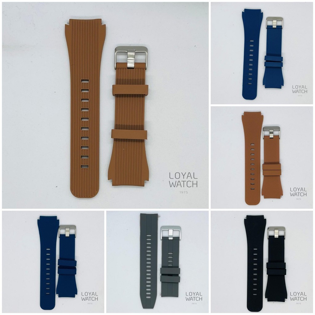 Loyal Watch 1975 - Tali Jam / Strap Watch Silicone Rubber Quick Release Universal Watches