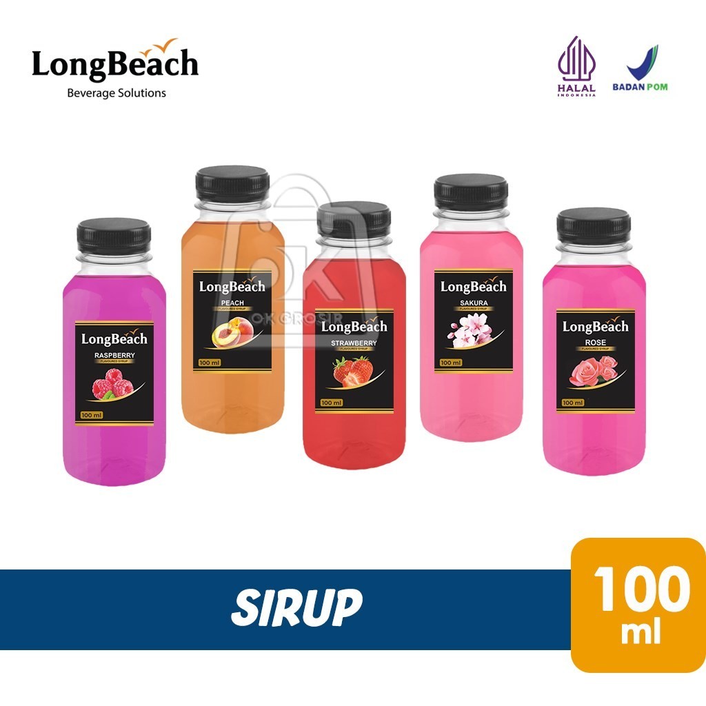 

Sirup Longbeach Sample Syrup 100ml Repack All Varian (1 pcs)