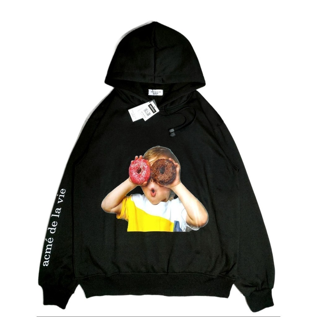 JAKET HOODIE ADLV DONUT BOY BLACK