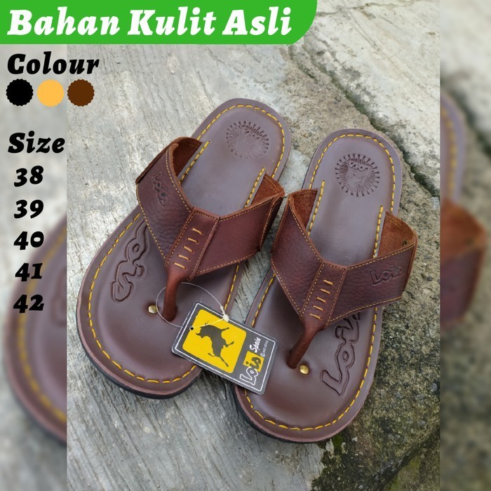 SANDAL LOIS PRIA KULIT ORIGINAL/ SANDAL JAPIT PRIA