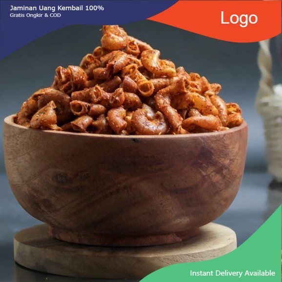

makroni bantet Pedas 300 gram