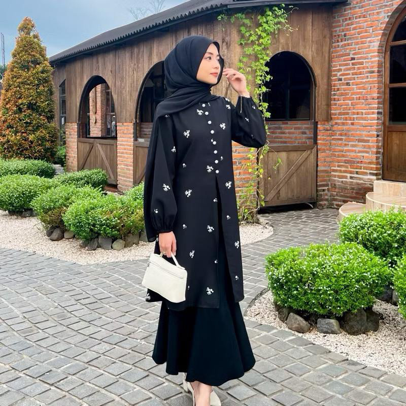BEFAST - ZFS TUNIK DAVINA TOP BELAH BORA TOP / SABILA SHAKILA PREMIUM SLIT TUNIK / TUNIK WANITA TERB