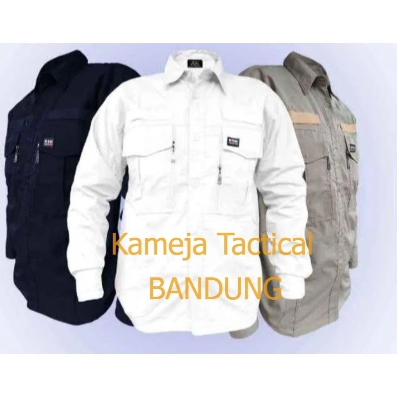 Kemeja Tactical W-TAC | Kemeja Casual Lapangan Bahan American drill