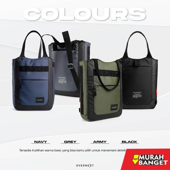 tas ransel wanita import EVERNEXT ToteBag Lyon Tote Bag Pria Wanita Tas Jinjing Tas Laptop Multifung