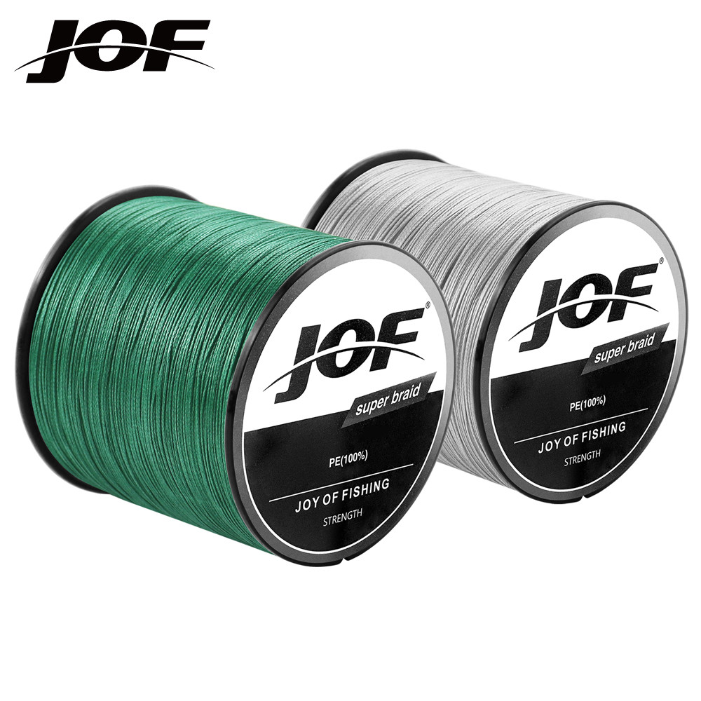 JOF X8 Super Strong 8 Strands Braided Fishing Line 300M Multifilament 100%PE Wire Saltwater Freshwat