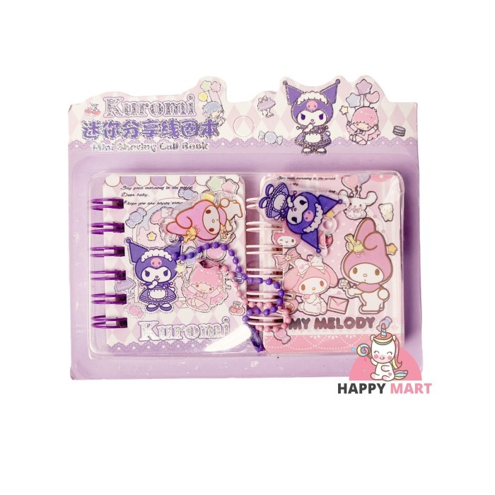 

Notes PACK ISI 2 + akrlik chain kuromi / melody / cinnamoroll - Kuromi