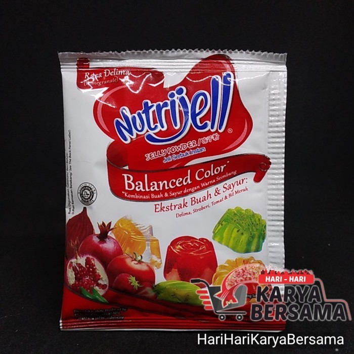 

NUTRIJELL BALANCED COLOR DELIMA JELLY POWDER 15GR