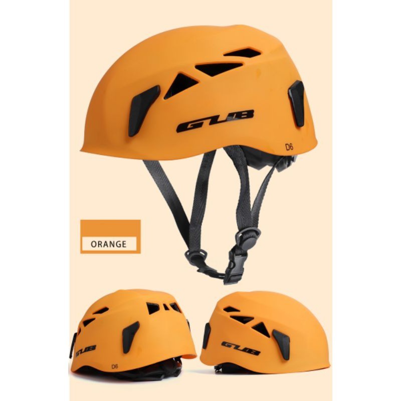Helm gub d6 safety work rock climbing rafting caving outbound outdoor rescue sar bike sepeda