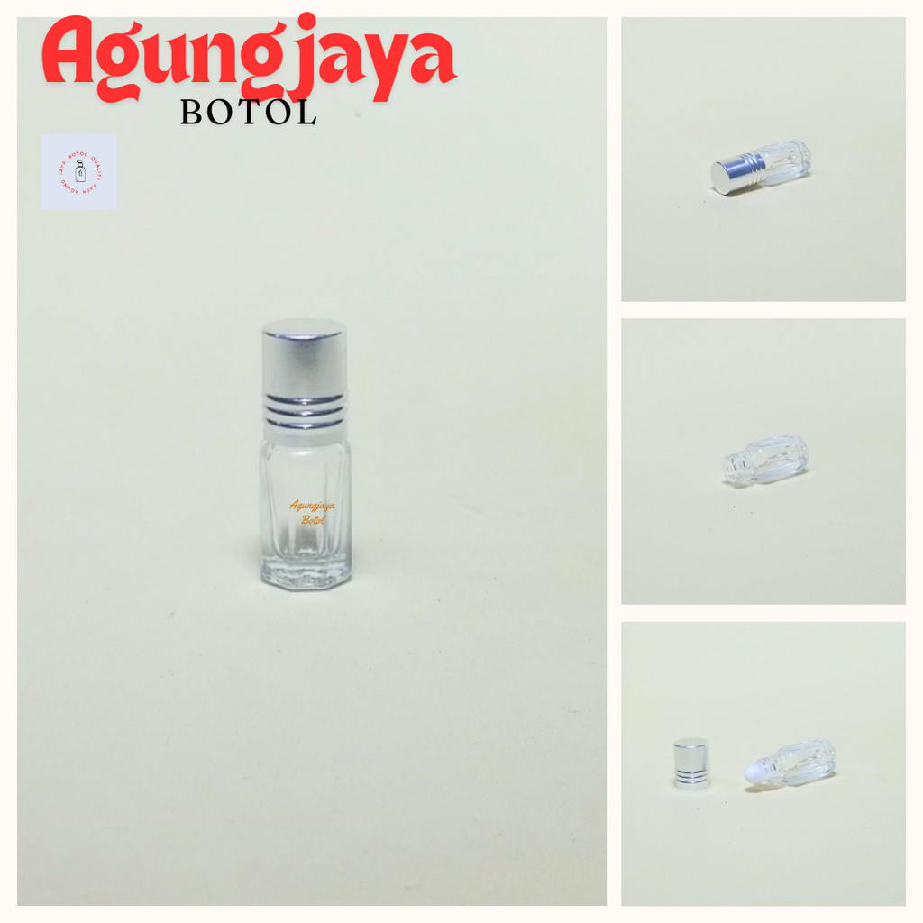 Roll On 3 Ml Rehab / Botol Kaca / Botol Parfum / Botol Fress Care / Botol Minyak Angin / Roll On 3 M