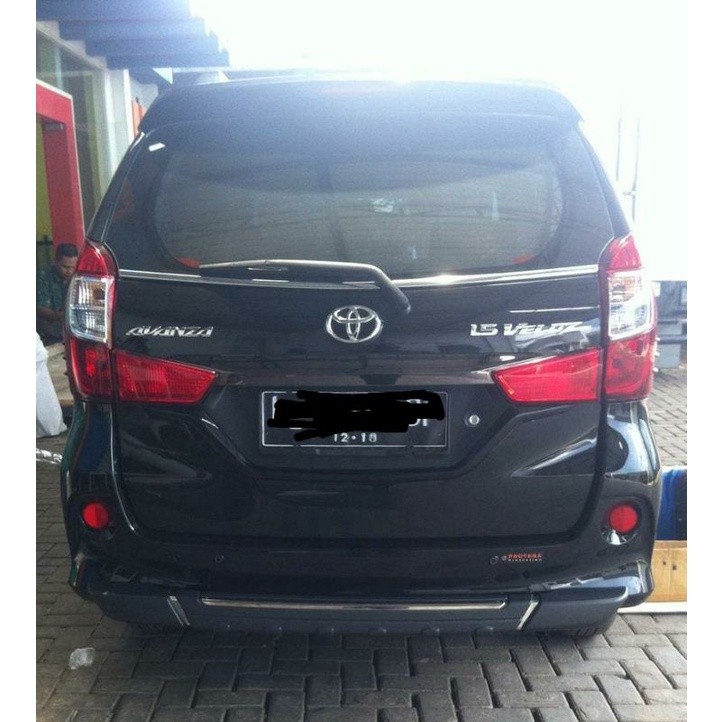 pengaman bemper belakang all new avanza xenia semua type E G Veloz 2012 - 2021 abs plastik