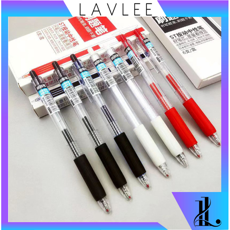

Lavlee S5812 Pena Gel Simple / Pena Polos Mechanical Stationary Alat Tulis Sekolah Kantor / Pulpen / Pena Mekanik Cetekan / Bolpoint