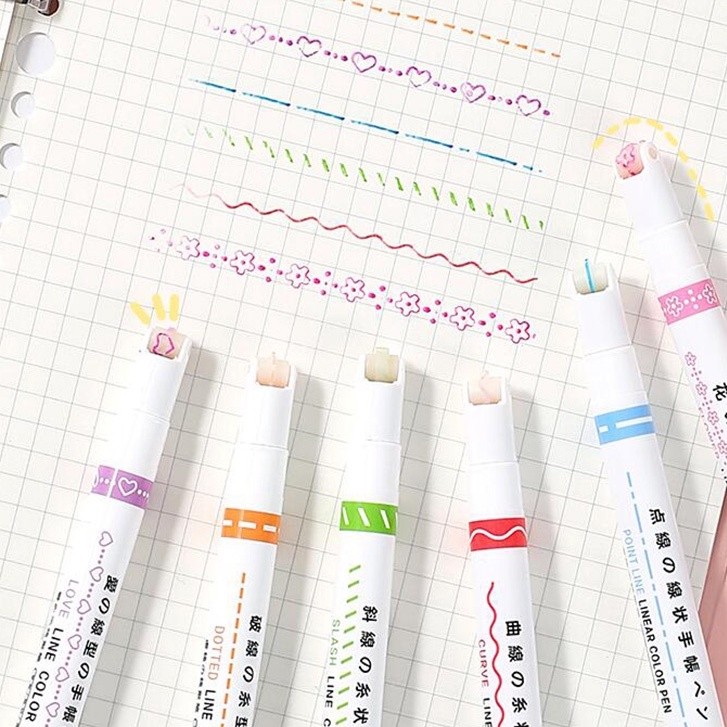 

Spidol Highlighter 6 Warna Cepat Kering Untuk Pelajar