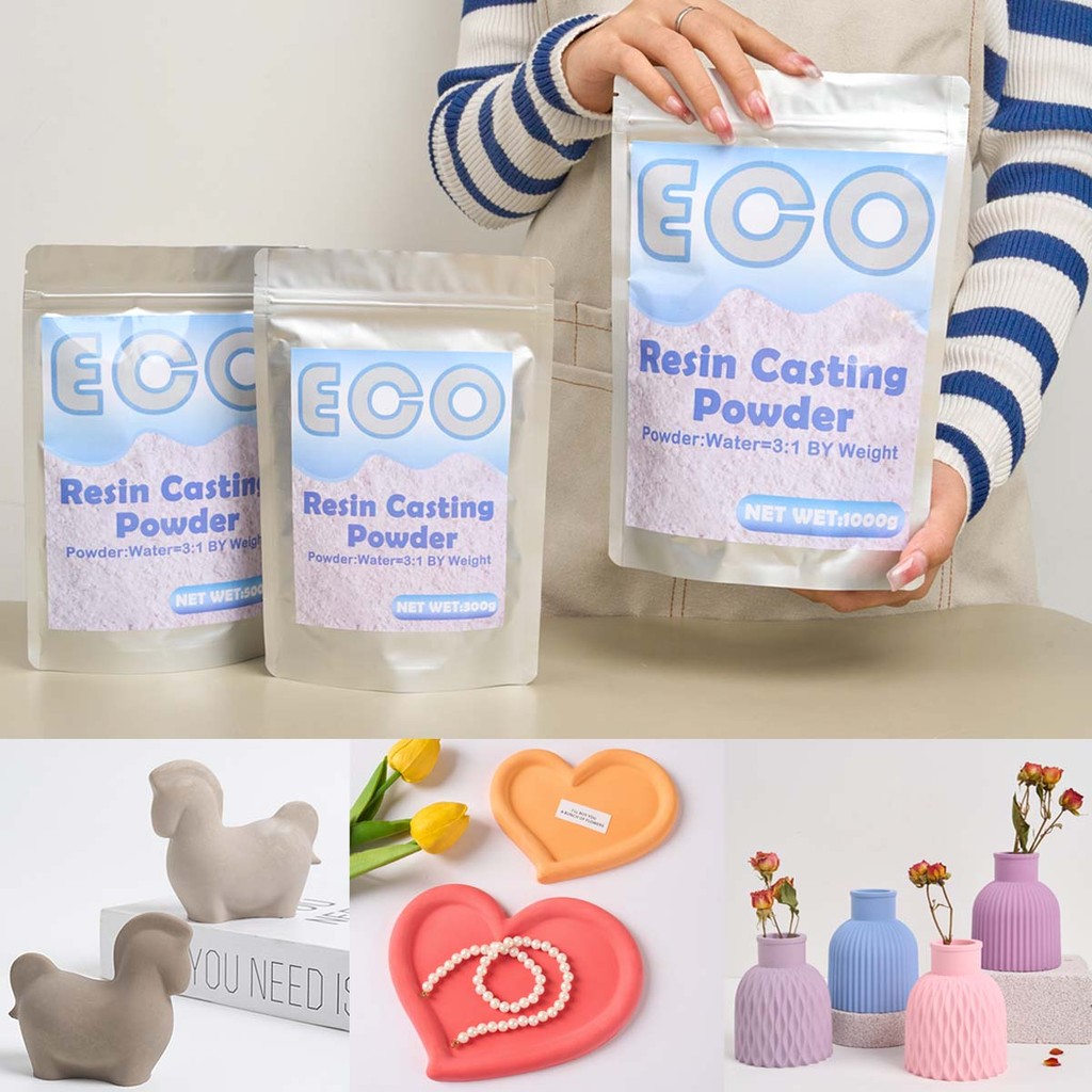 

1Kg DIY High Density Gypsum Powder Plaster Casting Production Material Cement Clay Crafts Handmade Gypsum Form Making Material