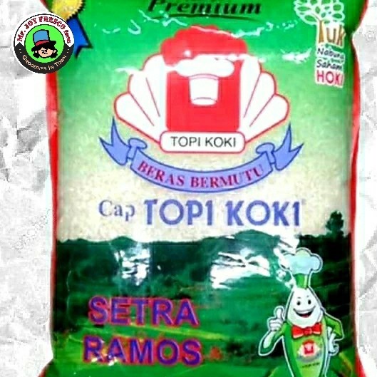 

Beras Cap TOPI KOKI 5Kg Beras Putih Premium Setra Ramos 5 kg