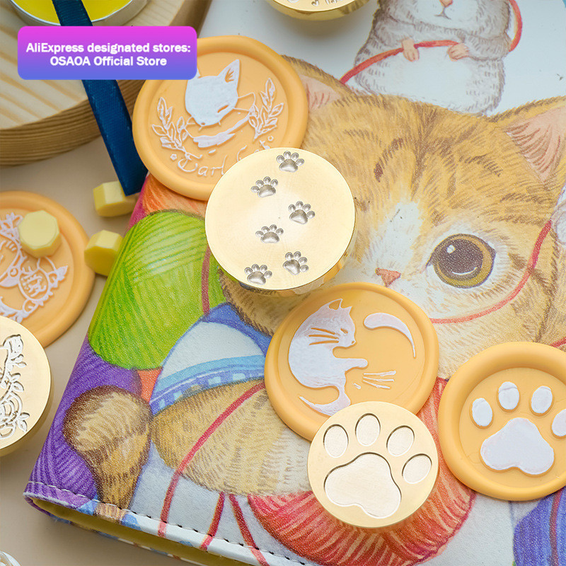 

Wax Seal Stamp Cat/Cat's Paw/Animal Sealing Vintage Craft For Scrapbooking Cards Envelopes Wedding Invitations Gift R0025
