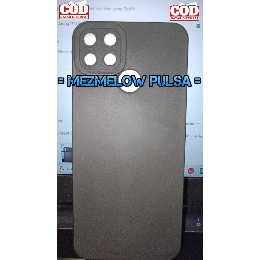 TPU Silikon Pelindung Kamera Casing Caseng Softcase REALME C12 / NARZO 20 / REALME C25 / NARZO 50A