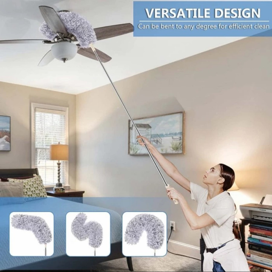 Sapu Sawang plafon panjang/Kemoceng panjang pembersih langit rumah/kemoceng fleksibel /kemoceng tari