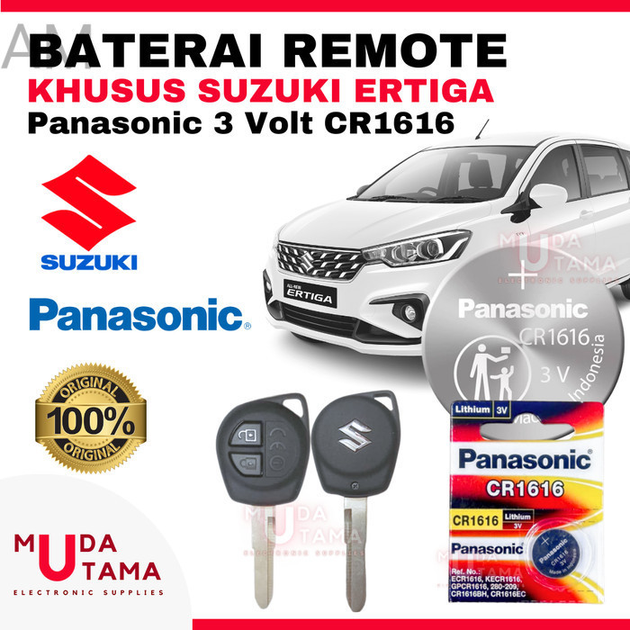AM BATERAI REMOTE SUZUKI ERTIGA ORIGINAL PANASONIC CR1616