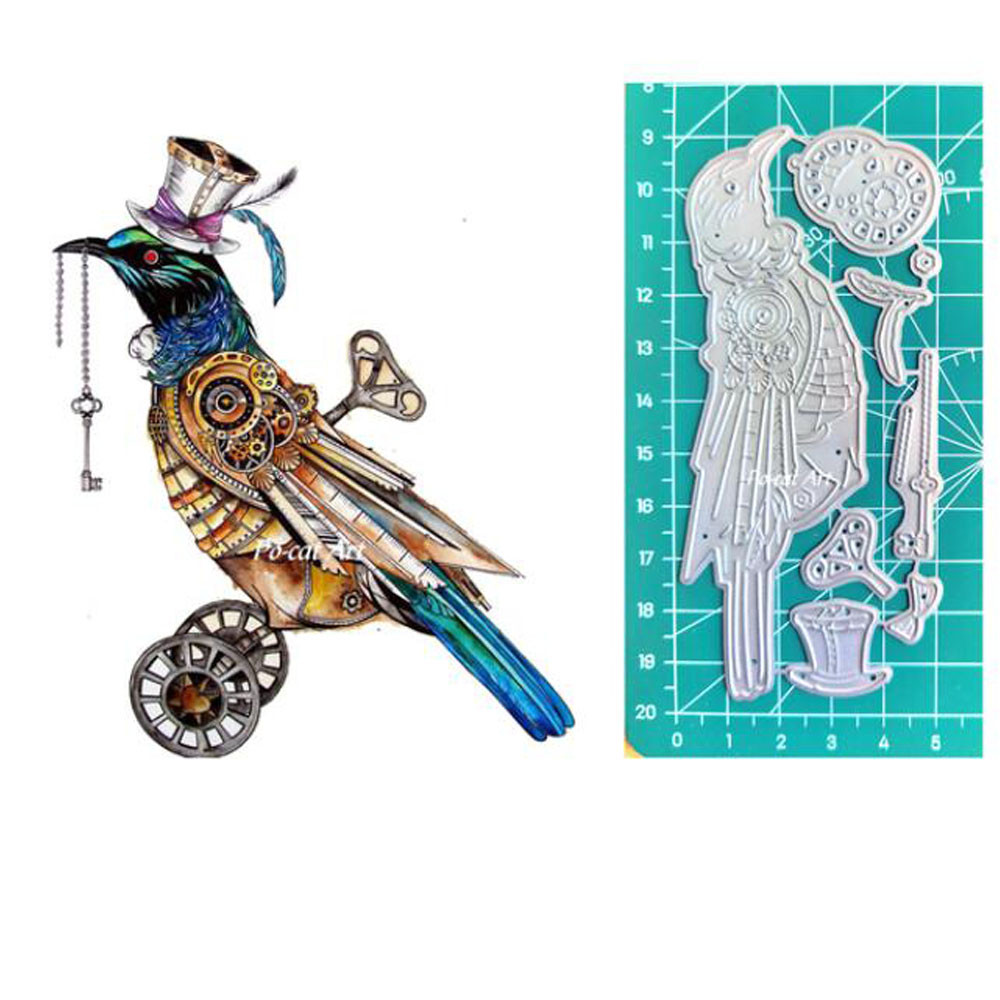 

Metal Cutting Dies Bird Scrapbooking Stencil For Paper Making Die Embossing Card Craft Album
