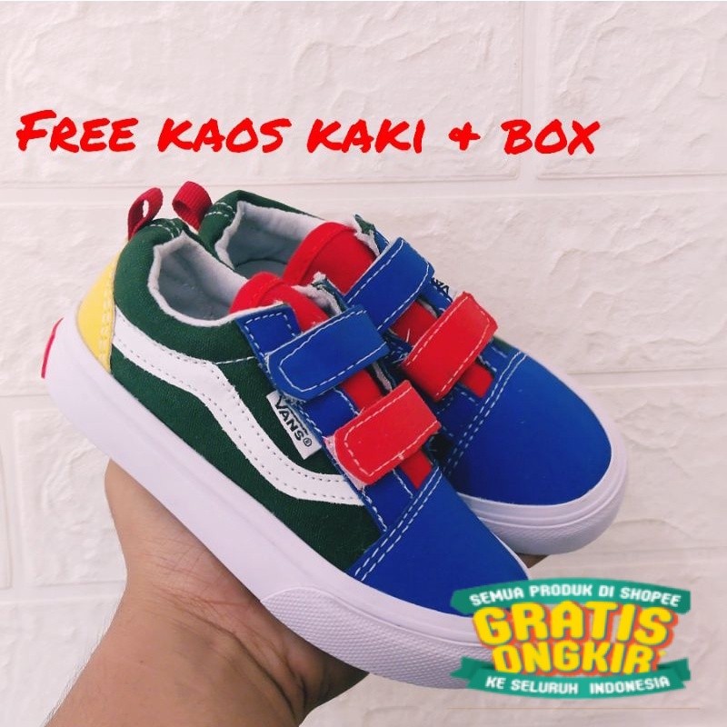 SEPATU ANAK / SEPATU ANAK LAKI LAKI / SEPATU ANAK PEREMPUAN / SEPATU VANS ANAK MOTIF / SEPATU VANS R