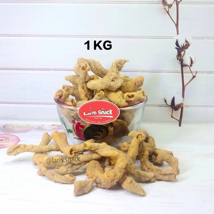 

AZ Keripik Usus Ayam Original Gurih Renyah Enak 1000gr