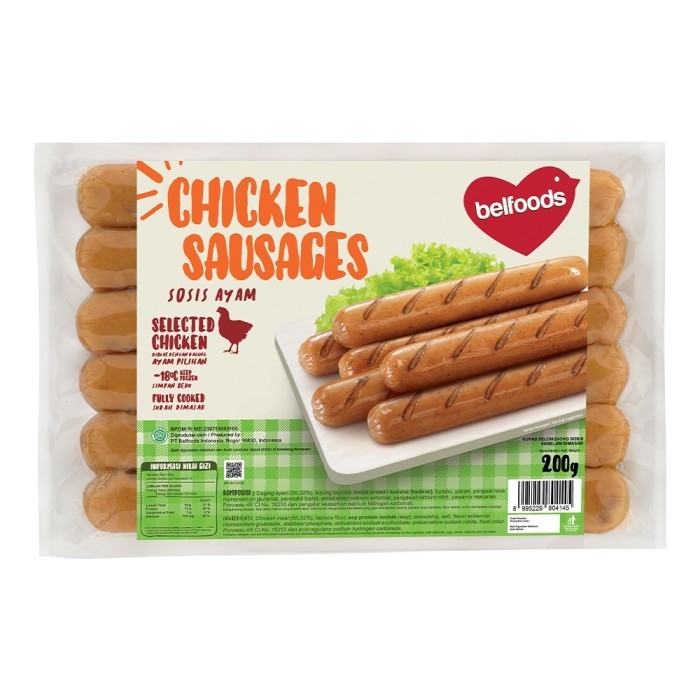 

BELFOODS CHICKEN SAUSAGES 200GR